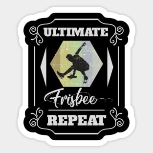 Ultimate Frisbee - Repeat Sticker